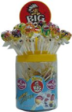 Big Top More Mix Cream Lollipops in Jar