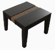 Hen Hin Cosca 04 End Table - Wenge