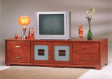 Hen Hin Carmen 7' TV Rack - Cherry